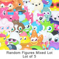 Moshi Monsters Moshlings Mini Figures - Loose Figure Series 1 - Mixed Lot of 5 Random Figures