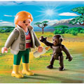Playmobil - Specials - ZOOKEEPER with BABY GORILLA (#4757)