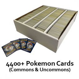 Pokemon Cards - 4400+ Commons & Uncommons - Mixed Card Lot