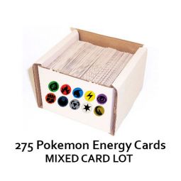 Pokemon Mixed Cards Lot - 275 Mixed Energy Cards Lot