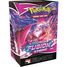 Pokemon Cards - Sword & Shield: Fusion Strike Build & Battle BOX (4 Boosters, 23-Card Pack & more)