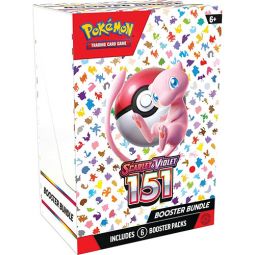 Pokemon Cards - Scarlet & Violet 151 - BOOSTER BUNDLE BOX (6 Booster Packs)