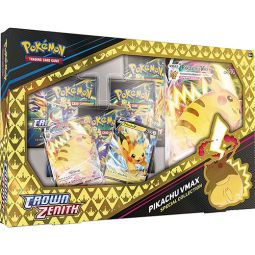 Pokemon Cards - Crown Zenith Special Collection - PIKACHU VMAX (5 Packs, Foil Promos & More)