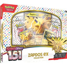 Pokemon Cards - Scarlet & Violet 151-  ZAPDOS EX COLLECTION (4 Packs, 2 Foils & 1 Oversize Foil)