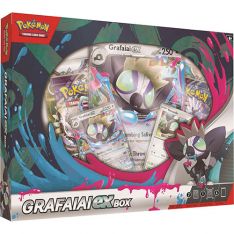 Pokemon Cards - GRAFAIAI EX BOX [2 Foils, 4 Booster Packs, 1 Oversize Foil]