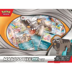 Pokemon Cards - MABOSSTIFF EX BOX [2 Foils, 4 Boosters, 1 Oversize Foil]