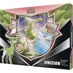 Pokemon Cards - VIRIZION V BOX (4 Booster Packs, 2 Foils, 1 Oversize Foil)