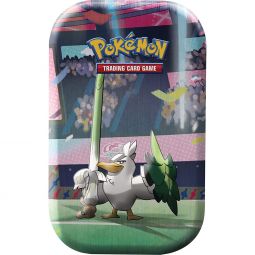 Pokemon Collectors Galar Power Mini Tin - SIRFETCH'D (2 Booster Packs, 1 Coin & Art Card)