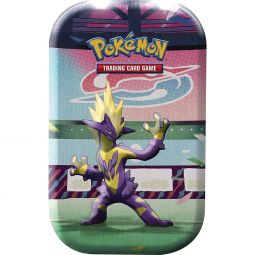 Pokemon Collectors Galar Power Mini Tin - TOXTRICITY (2 Booster Packs, 1 Coin & Art Card)