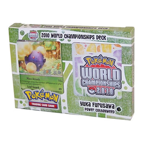 Pokemon Cards - World Championships Deck 2010 - POWER COTTONWEED Deck