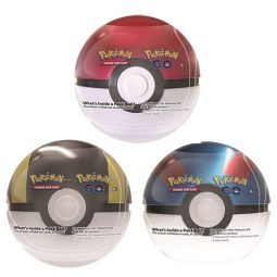 Pokemon GO 2022 Collectors Poke Ball Tins - SET OF 3 BALLS (Poke, Great & Ultra)