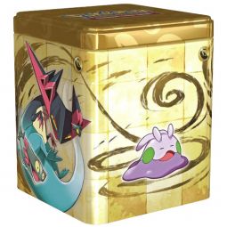 Pokemon Trading Card Game - 2024 Collectors Stacking Tin - DRAGON [3 packs & 2 Sticker Sheets]