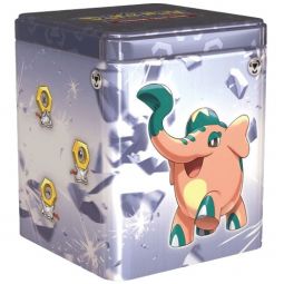 Pokemon Trading Card Game - 2024 Collectors Stacking Tin - METAL [3 packs & 2 Sticker Sheets]