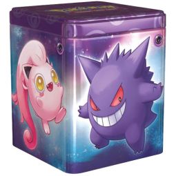 Pokemon Trading Card Game - 2024 Collectors Stacking Tin - PSYCHIC [3 packs & 2 Sticker Sheets]