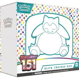 Pokemon Cards - Scarlet & Violet 151 - ELITE TRAINER BOX (9 Packs, 65 Sleeves & More)