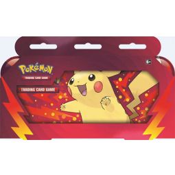 Pokemon TCG Supplies - Back 2 School PIKACHU PENCIL CASE (1 Tin & 2 Booster Packs)
