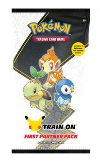 Pokemon Cards - SINNOH FIRST PARTNER PACK (2 Booster Packs & 3 JUMBO Oversize Cards)