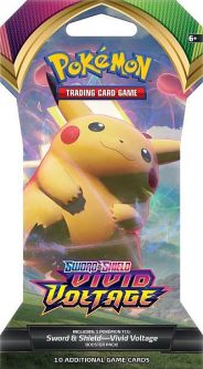Pokemon Cards - Sword & Shield: Vivid Voltage - BLISTER BOOSTER PACK (10 Cards)