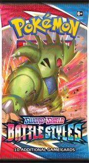 Pokemon Cards - Sword & Shield: Battle Styles - BOOSTER PACK (10 Cards)