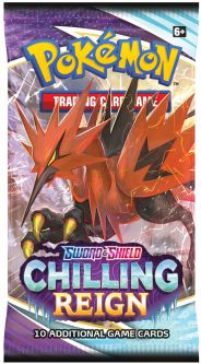 Pokemon Cards - Sword & Shield: Chilling Reign - BOOSTER PACK (10 Cards)