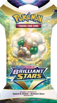 Pokemon Cards - Sword & Shield: Brilliant Stars - BLISTER BOOSTER PACK (10 Cards)