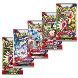Pokemon Cards - Scarlet & Violet - BOOSTER PACKS (5 Pack Lot)
