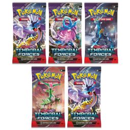 Pokemon Cards - Scarlet & Violet Temporal Forces - BOOSTER PACKS [5 Pack Lot]