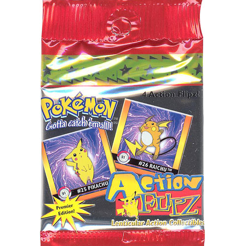 Pokemon - Artbox Action Flipz - PACK (4 flipz)