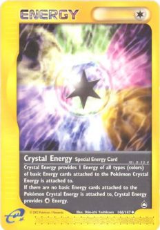 Pokemon Card - Aquapolis 146/147 - CRYSTAL ENERGY (uncommon)