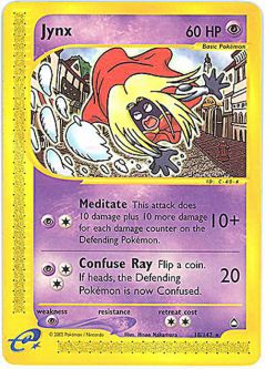 Pokemon Card - Aquapolis 18/147 - JYNX (rare)
