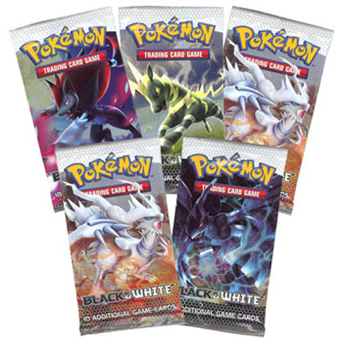 Pokemon Cards - BLACK & WHITE - Booster Packs (5 pack lot)