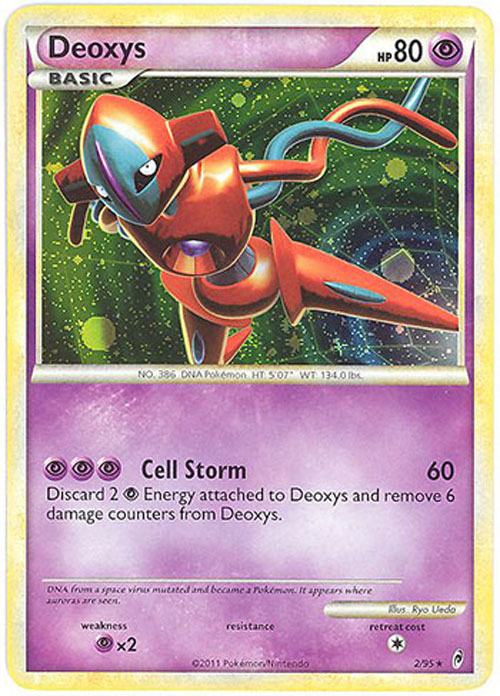 Pokemon Card - Call of Legends 2/95 - DEOXYS (holo-foil)
