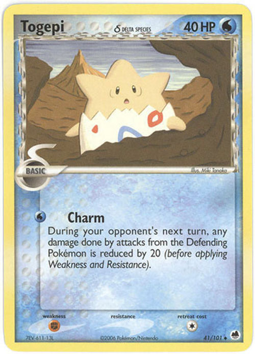 Pokemon Card - Dragon Frontiers 41/101 - TOGEPI (uncommon)