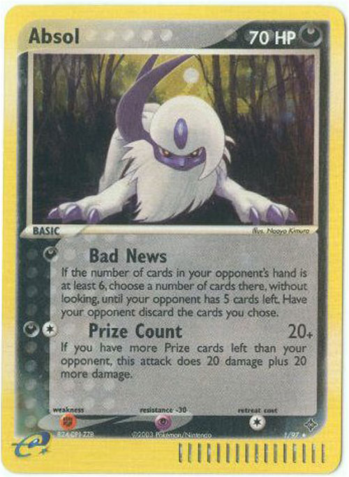 Pokemon Card - Dragon 1/97 - ABSOL (holo-foil)