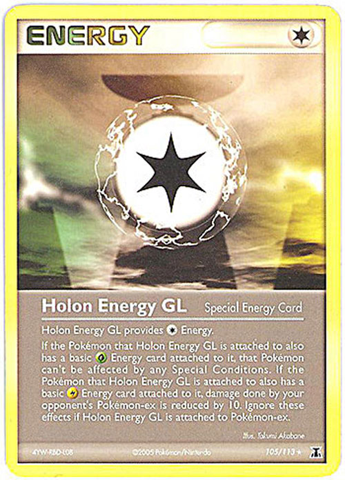 Pokemon Card - Delta Species 105/113 - HOLON ENERGY GL (rare)