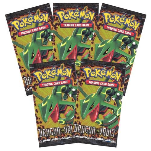 Pokemon Cards - Dragon Vault - Booster Packs (5 Pack Lot)