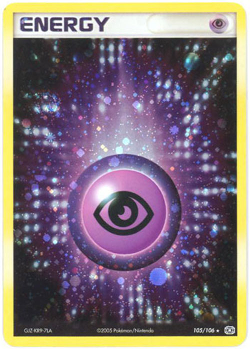 Pokemon Card - Emerald 105/106 - PSYCHIC ENERGY (holo-foil)