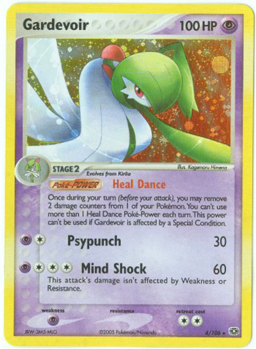 Pokemon Card - Emerald 4/106 - GARDEVOIR (holo-foil)