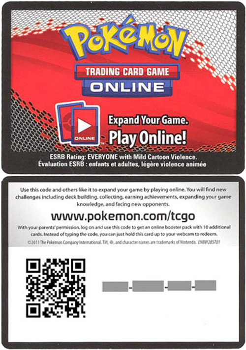 Pokemon Card - Emerging Powers - CODE CARD