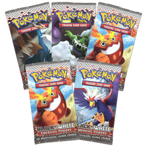 Pokemon Cards - BW EMERGING POWERS - Booster Packs (5 pack lot)