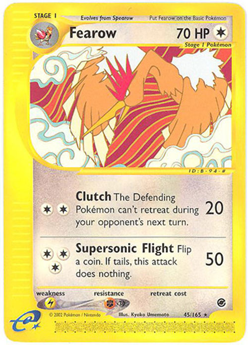 Pokemon Card - Expedition 45/165 - FEAROW (rare)