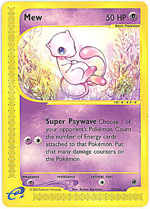Pokemon Card - Expedition 55/165 - MEW (rare)