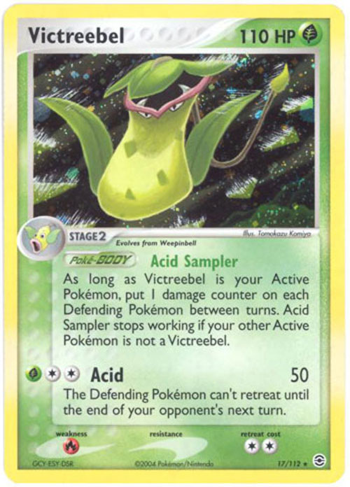 Pokemon Card - Fire Red Leaf Green 17/112 - VICTREEBEL (holo-foil)