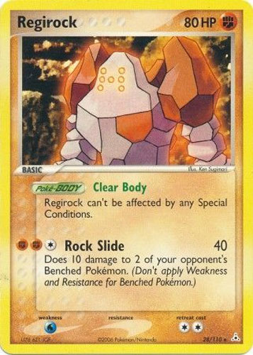 Pokemon Card - Holon Phantoms 28/110 - REGIROCK (rare)