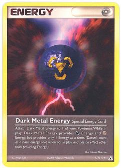 Pokemon Card - Holon Phantoms 97/110 - DARK METAL ENERGY (uncommon)