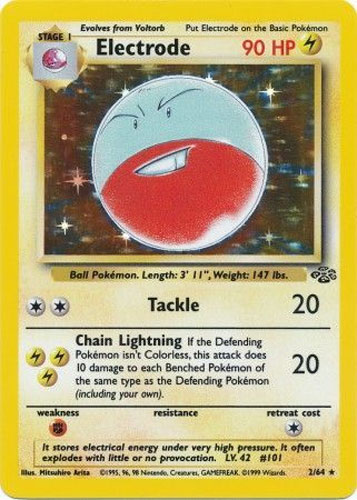 Pokemon Card - Jungle 2/64 - ELECTRODE (holo-foil)