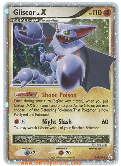 Pokemon Card - Legends Awakened 141/146 - GLISCOR Lv.X  (holo-foil)