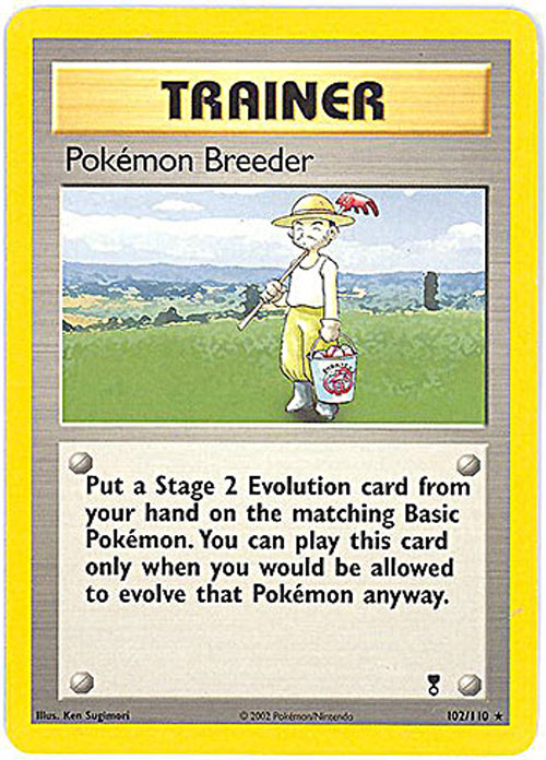 Pokemon Card - Legendary Collection 102/110 - POKEMON BREEDER (rare)
