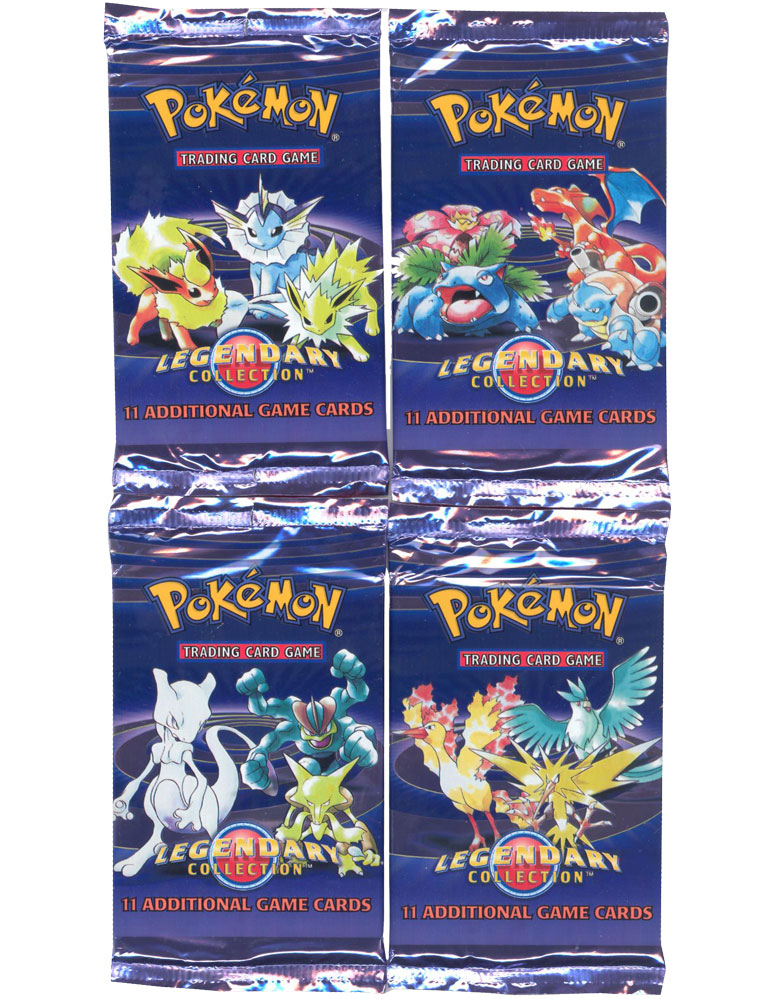 Pokemon Cards LEGENDARY COLLECTION Booster Pack (11 cards) Rare