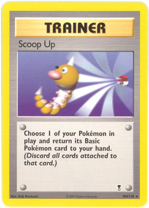 Pokemon Card - Legendary Collection 104/110 - SCOOP UP (rare)